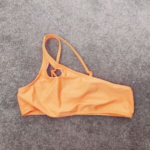 Zara Kid's Cutout Bikini Top in Orange Size 13 14 Years Old NEW Beach Vacation